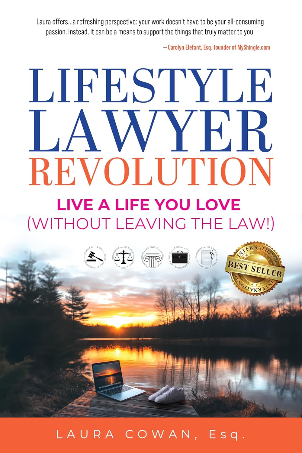 Lifestyle Lawyer Revolution book cover by Laura Cowan